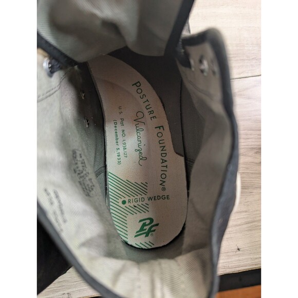 PF Flyers Sandlot Black Canvas Center Hi High Top Sneakers Shoes Mens Size 14 - Picture 9 of 13